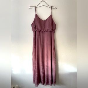 Mauve Birdy Grey Maxi Dress
